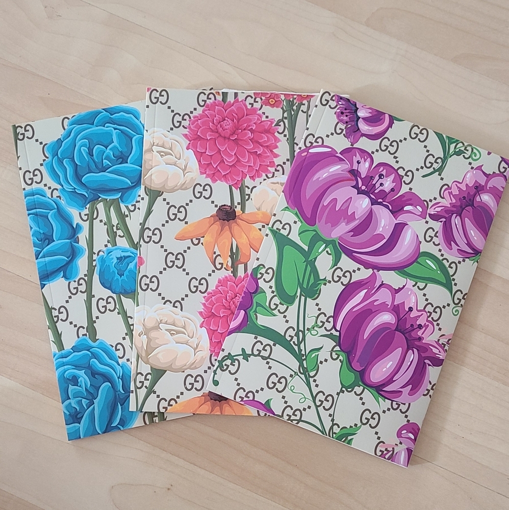 NWOT Beautiful, Floral Notebook Bundle